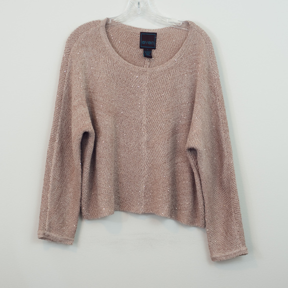 Even Sweaters - ❄Sparkly Pink Even Sweater Sequins EUC